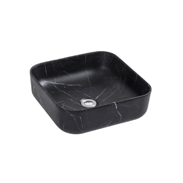 Comprar PL022 LAVABO DUOMO MARMOLEADO NEGRO MATE. Pisos y azulejos en México