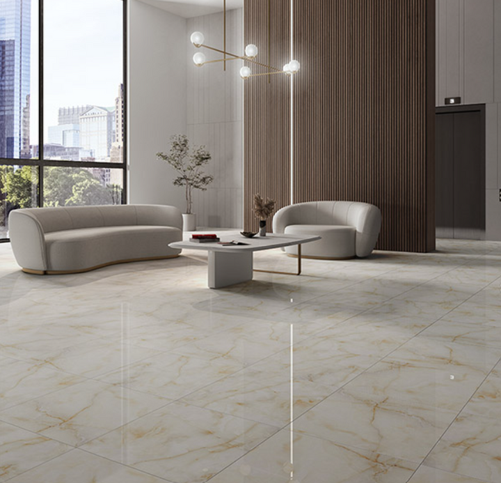 Comprar PP175 PORCELANATO NIEVE BRILLANTE 60 CM X 60 CM ONIX CAJA 1.44 M2. Pisos y azulejos en México