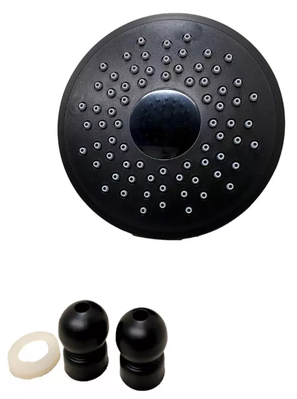 Comprar 44GAN REGADERA PARIS REDONDA 8" NEGRO. Pisos y azulejos en México