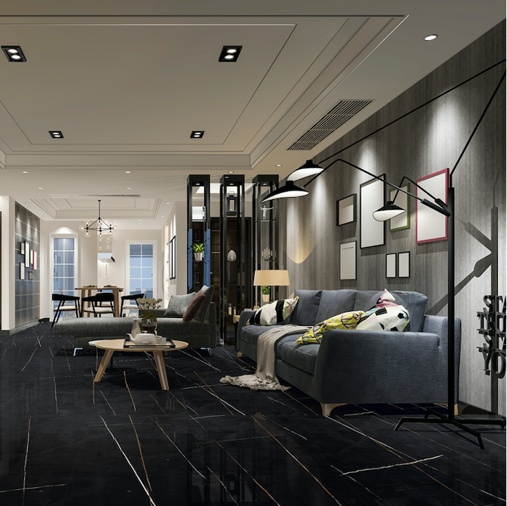 Comprar PORCELANATO GRAN FORMATO CASTEL SAINT LAURENT NEGRO 60 CM X 120 CM. Pisos y azulejos en México