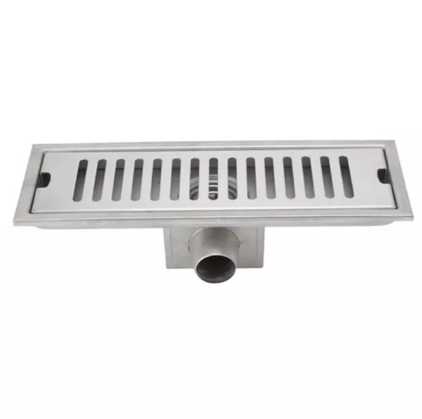 Comprar 48RR RESUMIDERO C/REJILLA 287X87MM ACERO INOX 201 ELECTROPULIDO. Pisos y azulejos en México