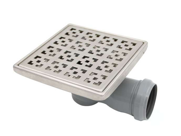 Comprar 48RC RESUMIDERO C/REJILLA 150X150MM ACERO INOX. 201 ELECTROPULIDO. Pisos y azulejos en México