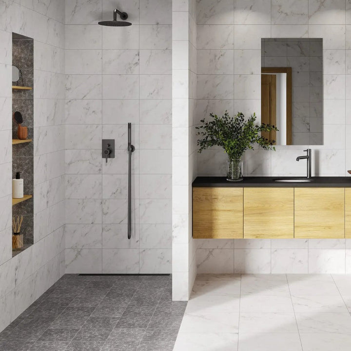 Comprar PISO MARMOL ABADEZA 36 CM X 36 CM BLANCO (SEGUNDA) CAJA 2.01 M2. Pisos y azulejos en México