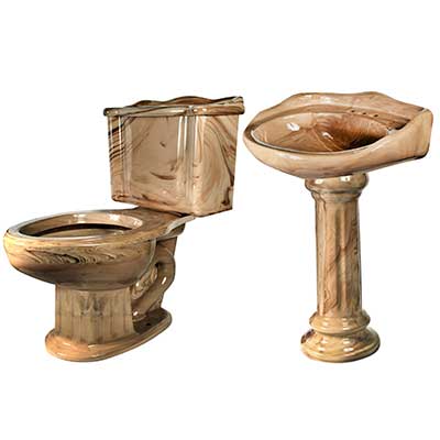 Comprar PAQUETE ATENAS/ROMANO GRANDE MARMOL CAFE (Calidad única)*. Pisos y azulejos en México