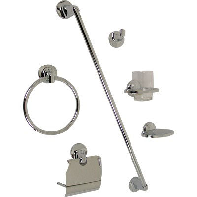 Comprar JE91O JUEGO DE ACCESORIOS P/BAÑO 6 PZAS. CROMO. Pisos y azulejos en México