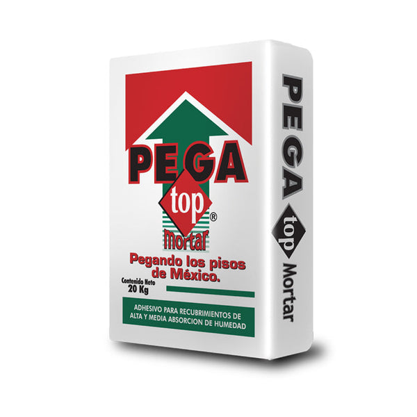 Comprar ADHESIVO PEGA TOP MORTAR BLANCO 20 KG. Pisos y azulejos en México