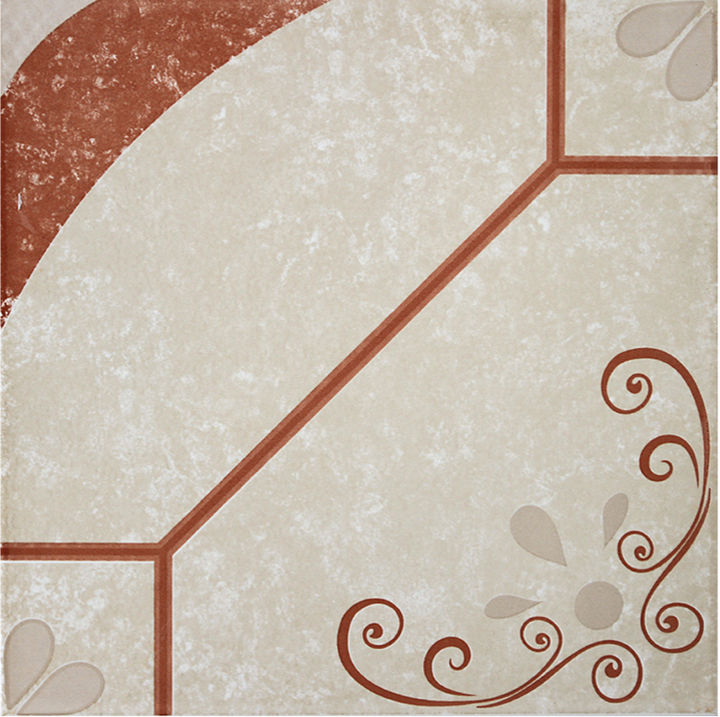 Comprar PISO VITROMEX CORUÑA ROJO 35.7 CM X 35.7 CM. Pisos y azulejos en México